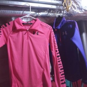 Youth under armour pull overs